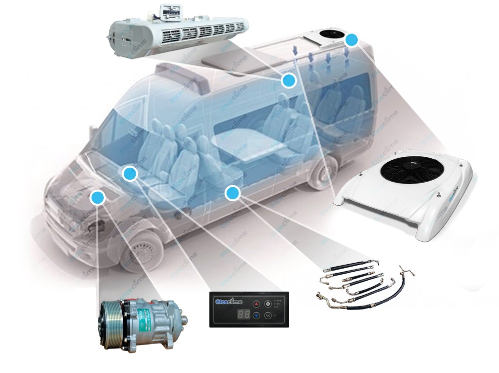 Комплект кондиционера сплит-система 7 KW (без кронштейна)