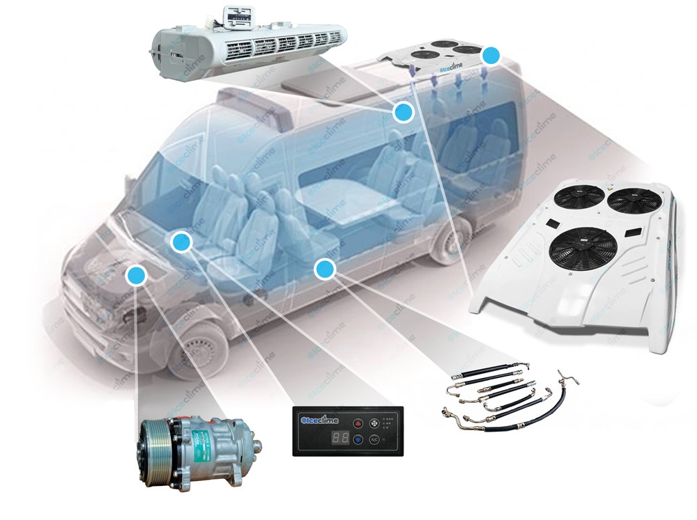 Set de aer condiționat cu sistem split 18 KW (fără elemente de fixare)